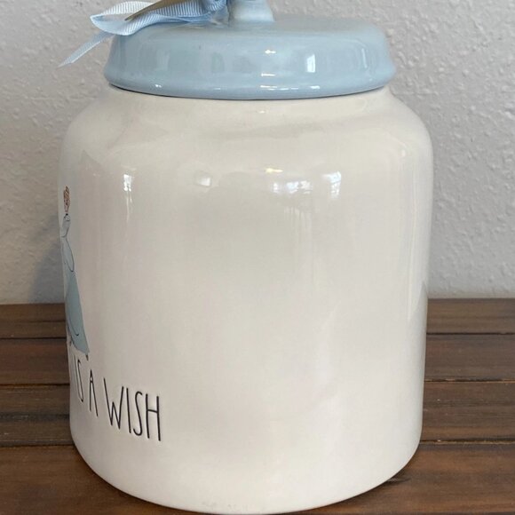 Rae Dunn Disney A Dream Is A Wish Cinderella Canister Cookie Jar - NWOT - Picture 4 of 6